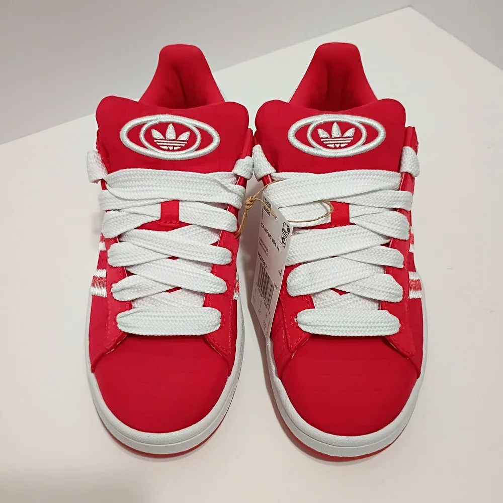 Adidas Campus 00s Red Halo Blush Premium Suede Sneakers - Picture 5 of 14
